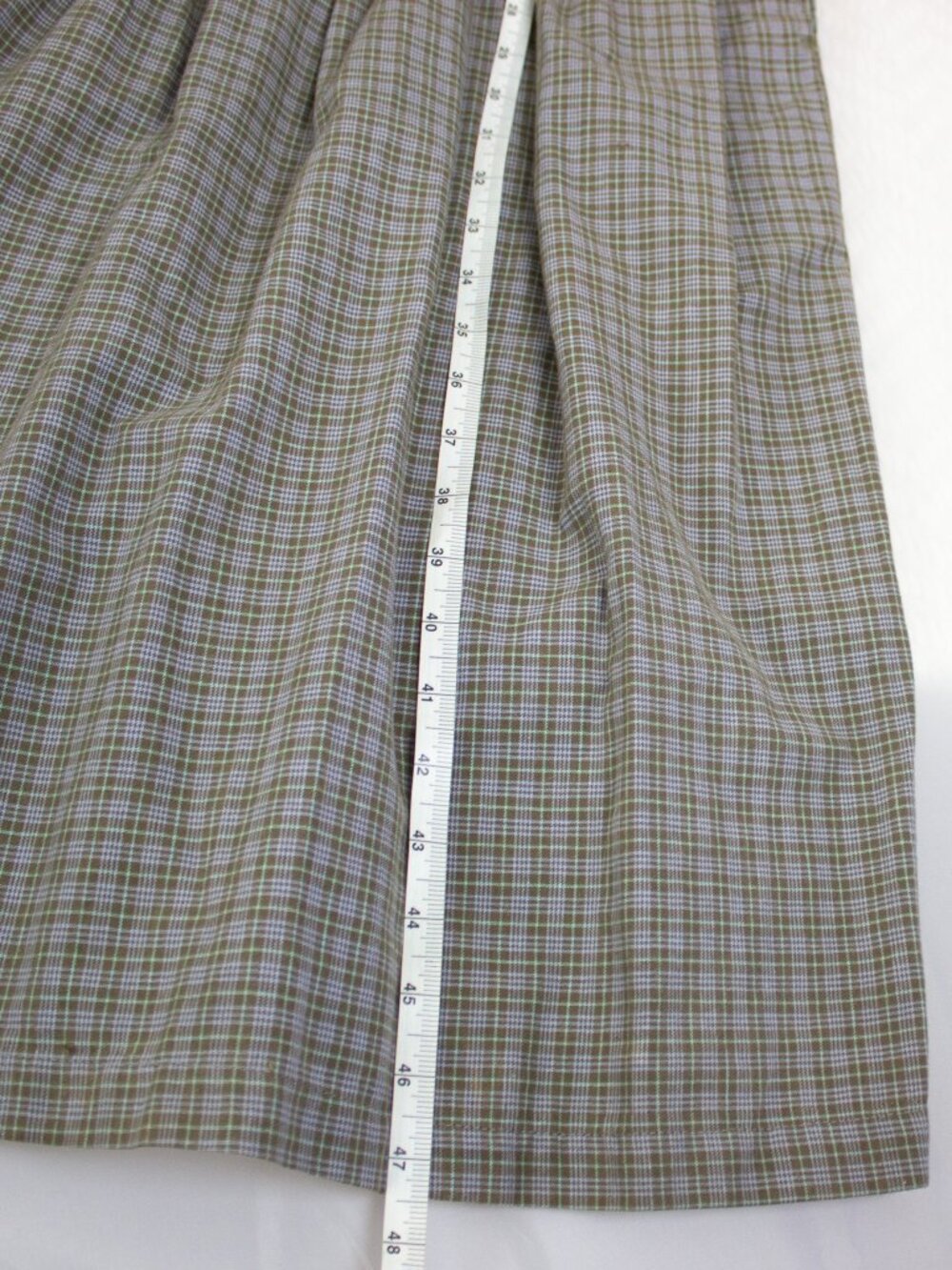 Vintage 90s GAP Button Up Jumper Maxi Dress Cottagecore Plaid - Picture 6 of 10